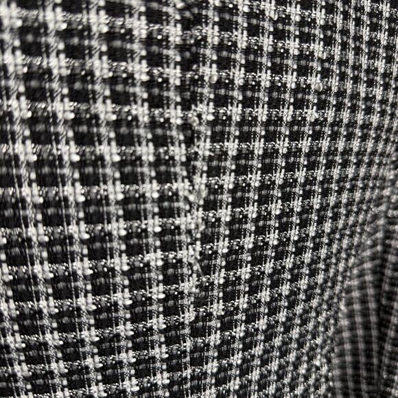 Giorgio Sant' Angelo Women's Blazer, Size 12, Bow & Buttons, Black & White - Picture 11 of 16